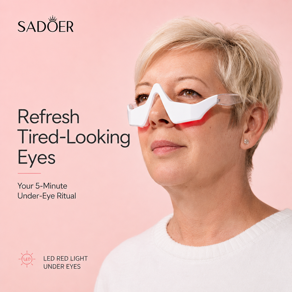 SADOER Red Light Under-Eye Glasses